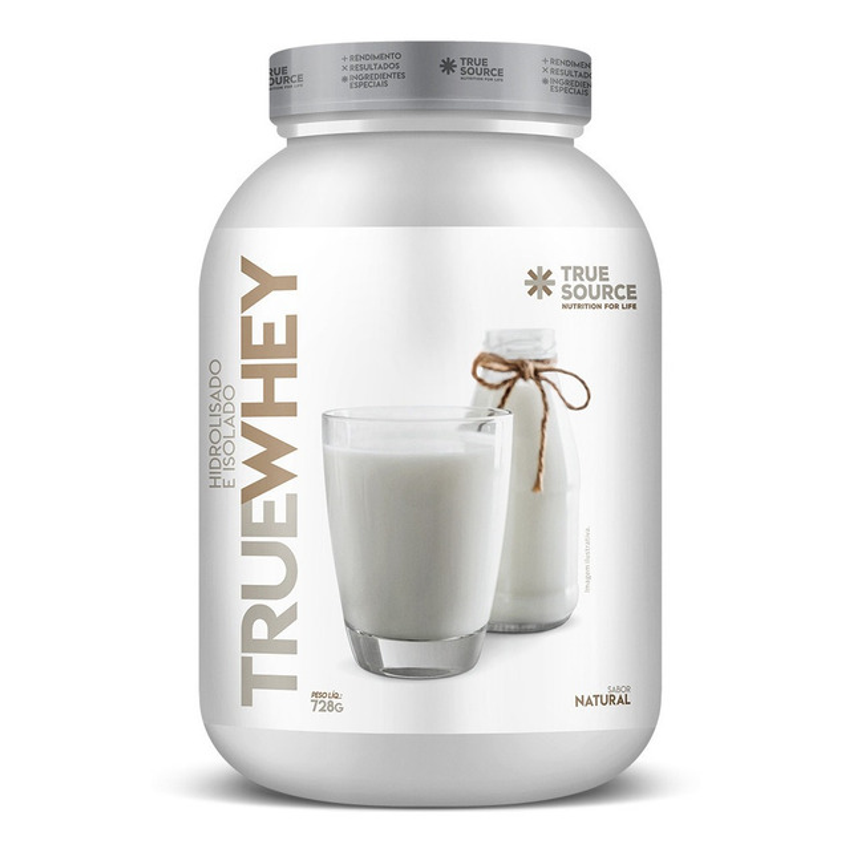 Suplemento En Pó True Source Whey Protein Proteínas X 728g Sabor Neutro
