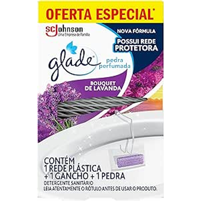 Glade Desodorizador Sanitário Pedra Bouquet de Lavanda 25g