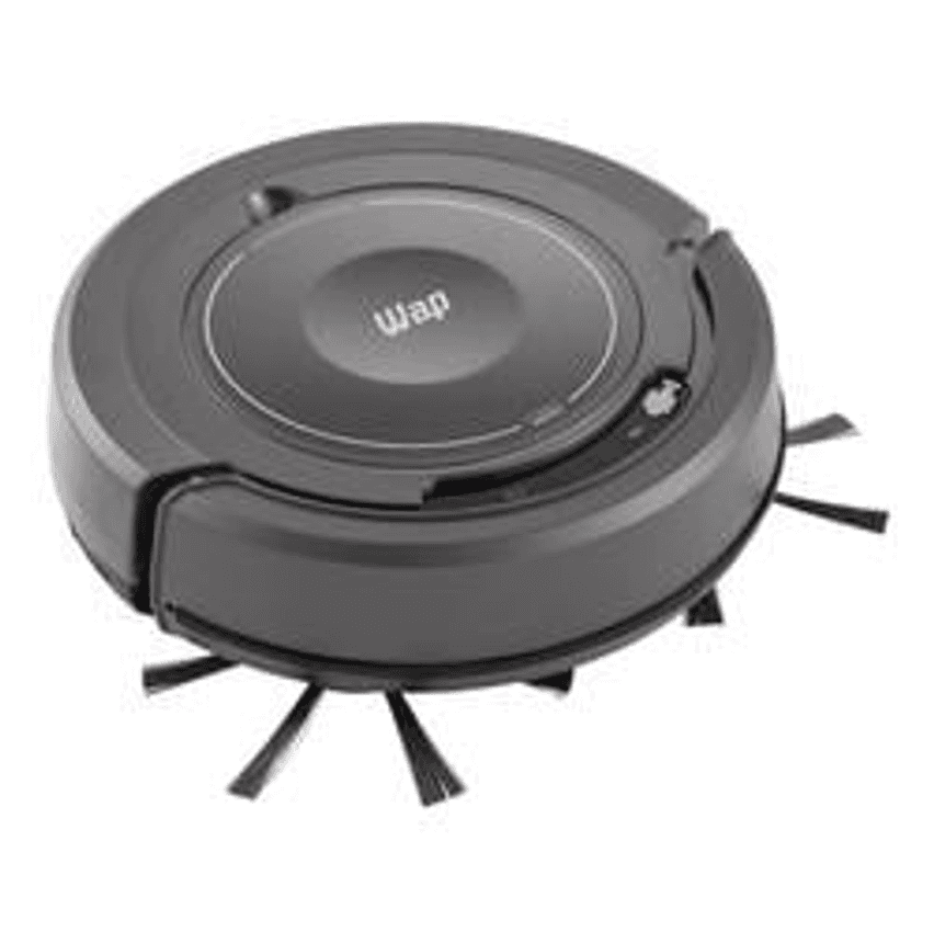 Robô Aspirador de Pó WAP ROBOT W100C - 3 em 1 Varre Aspira e Passa Pano, Sensor Antiqueda e de Impacto