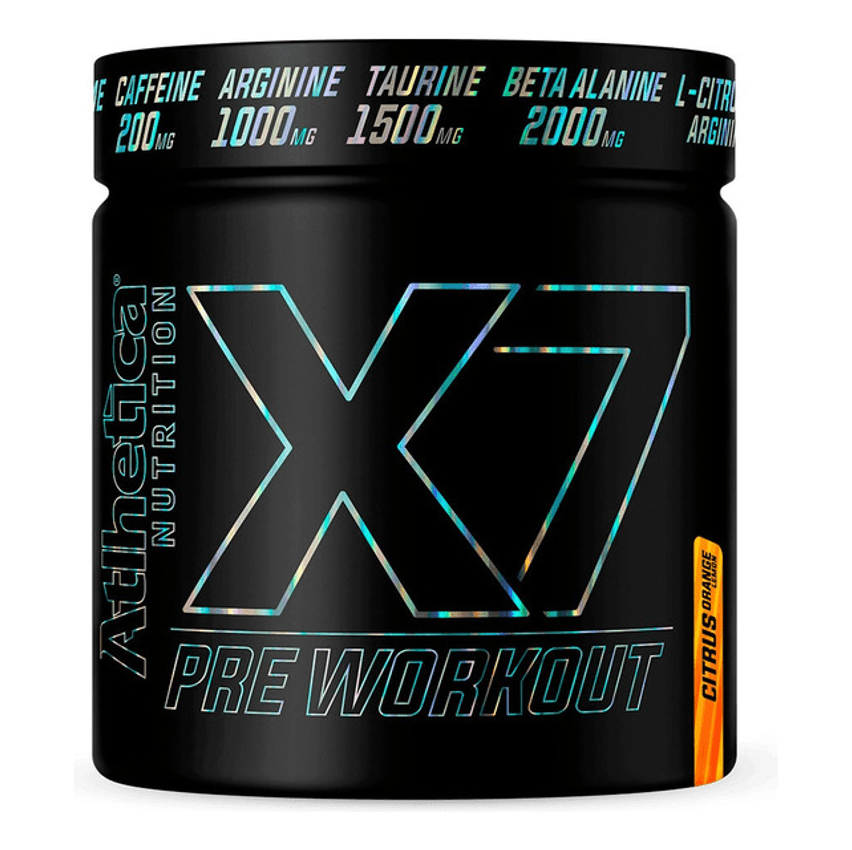 Pré Treino X7 Atlhetica Nutrition 300g Citrus Orange & Lemon