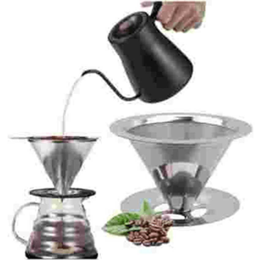 Coador Filtro Café / Chá Reutilizável Aço Inox Top Chef