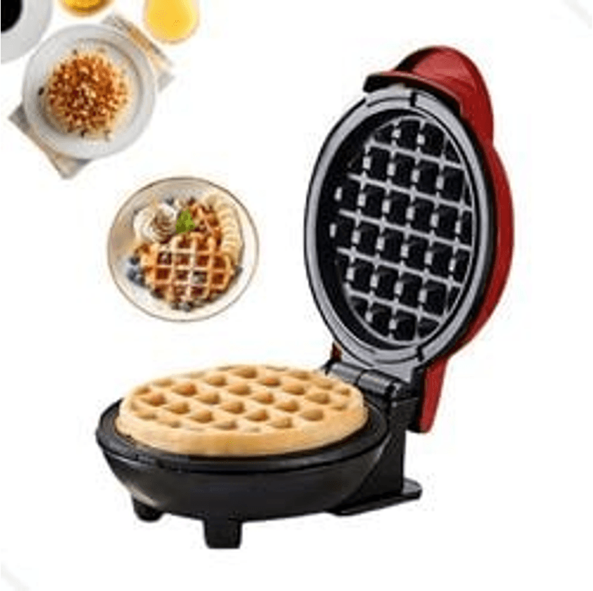 Máquina De Fazer Waffle Mini Grill Panqueca Elétrica 110v