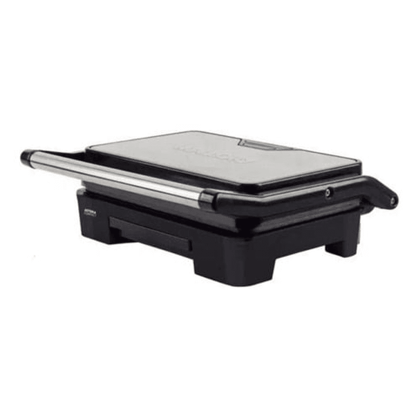 Grill Elétrico Mallory Asteria Compact Preto Inox - 127v Cor Inox/Preto 110V