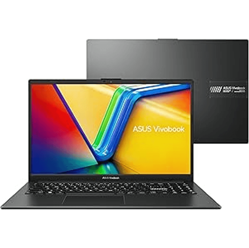 Notebook ASUS VivoBook Go 15, AMD RYZEN 5 7520U, 8GB, 256GB SSD, KeepOS, Tela 15,6" FHD, Mixed Black - E1504FA-NJ731