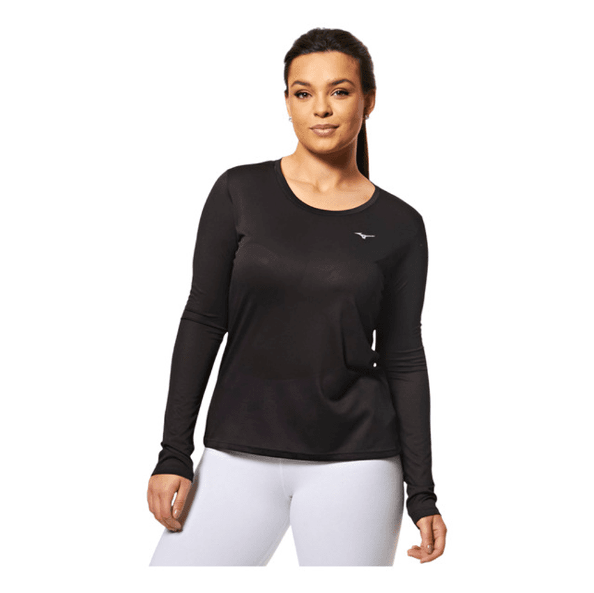 Camiseta Feminina T-shirt Manga Longa Nirvana Mizuno *oferta