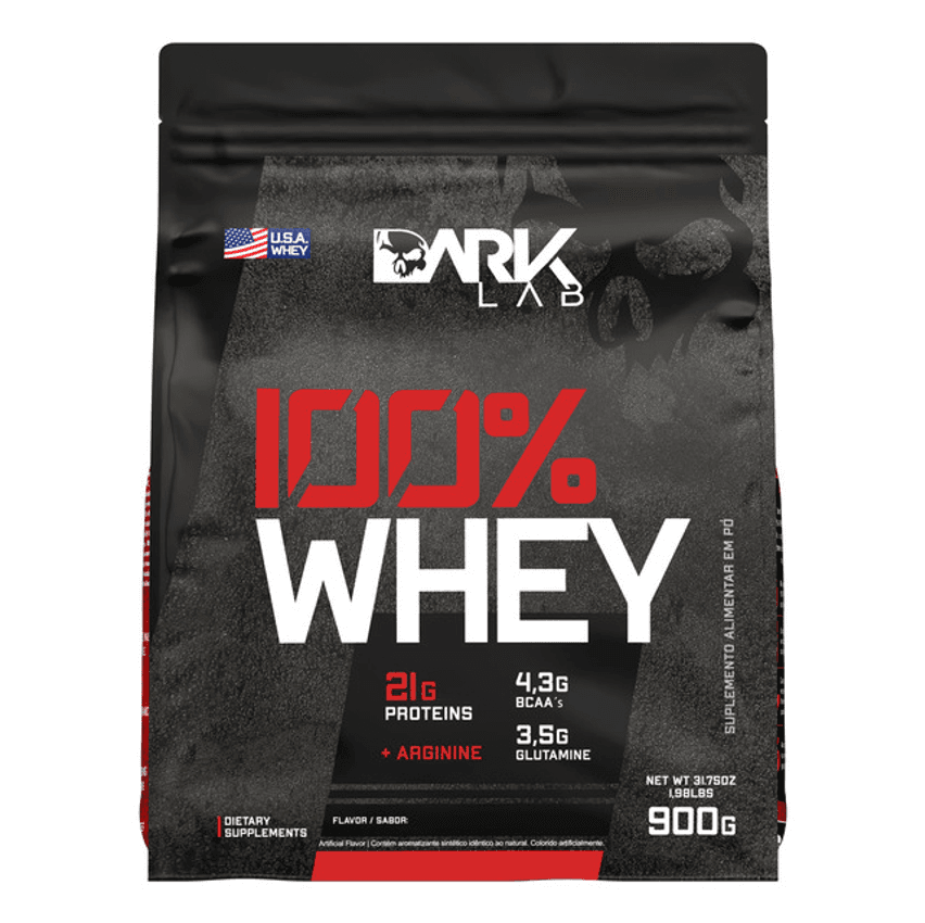 100% Whey Protein Chocolate Refil 900g - Dark Lab