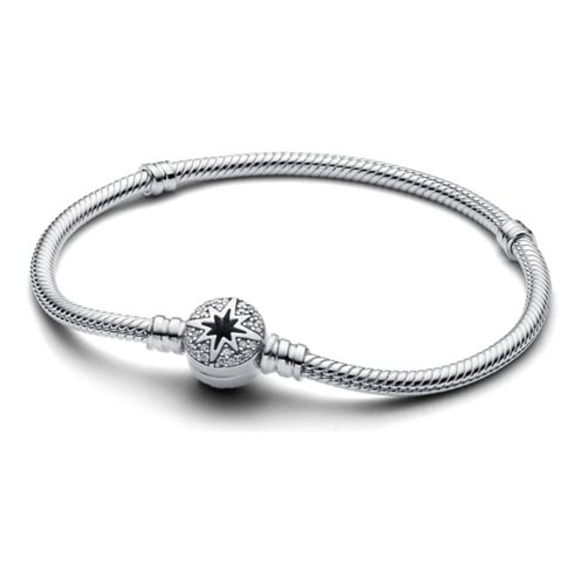 Bracelete De Prata Pequena Estrela Cadente Pandora