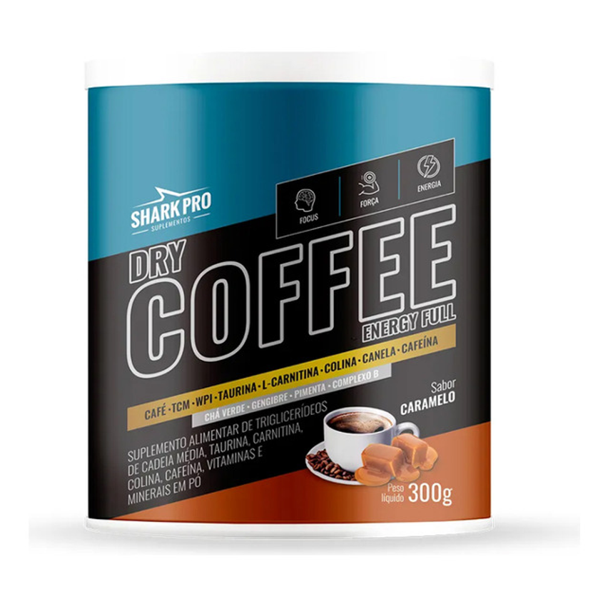 Dry Coffee 300g - Shark Pro Sabor Caramelo