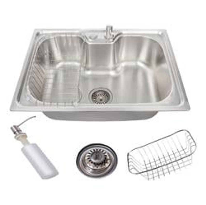 Cuba Stillus Home Gourmet Cozinha Aço Inox Com Acessórios 50x40cm Cor Prateado