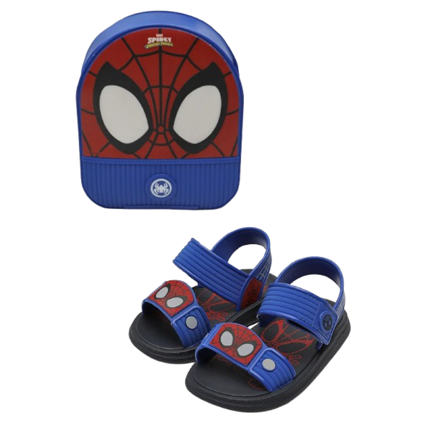Sandália Infantil Grendene Kids Homem Aranha Azul