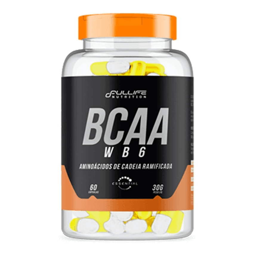 Bcaa Wb6 60 Cáps - Fullife - Recuperação + Massa Muscular