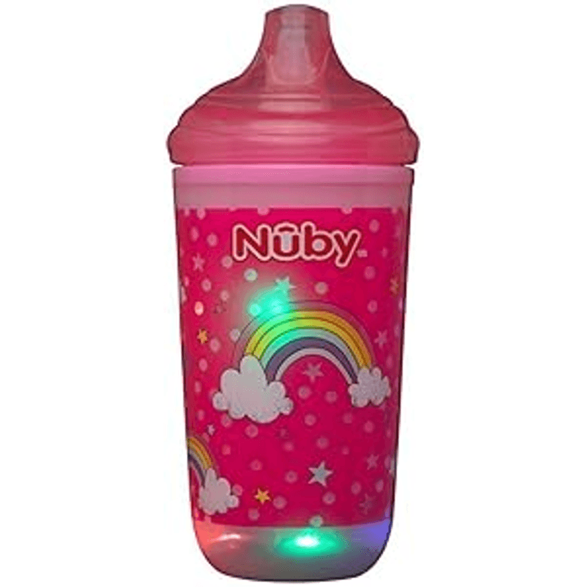 Nuby Copo Pisca-Pisca Com Bico Rígido 300ml Rosa