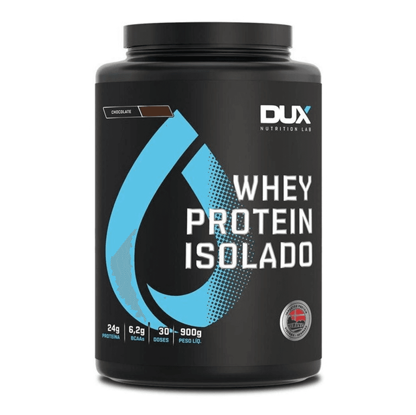 Whey Protein Isolado Dux Nutrition - Pote 900g Sabor Cookies