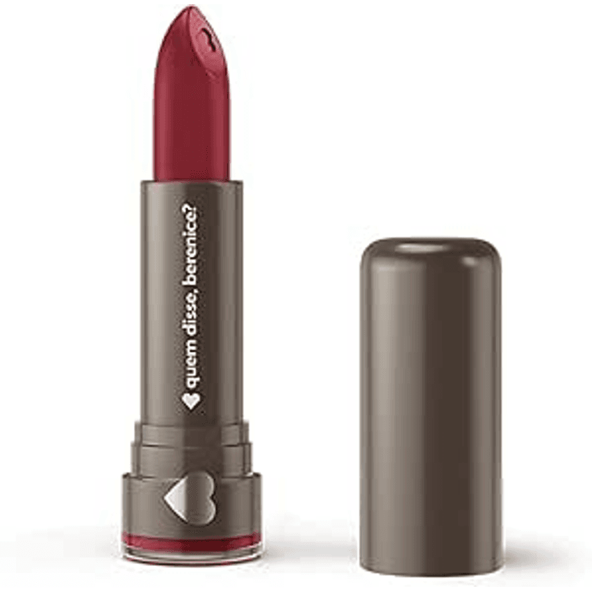 Quem disse, Berenice? Batom Mate Alta Pigmentação Vermelho Vermelhou 3,8g
