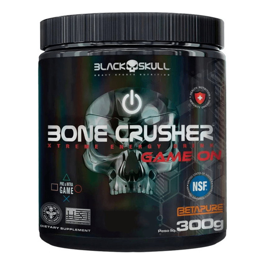 Bone Crusher Game On 300g  - Black Skull