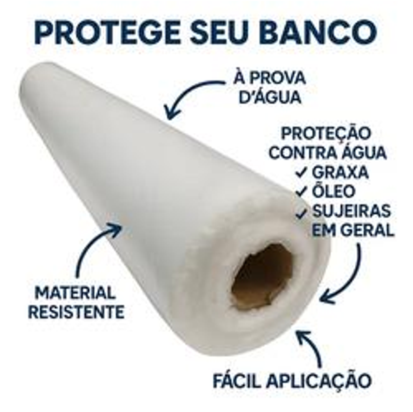 Capa Descartável Banco Automóvel