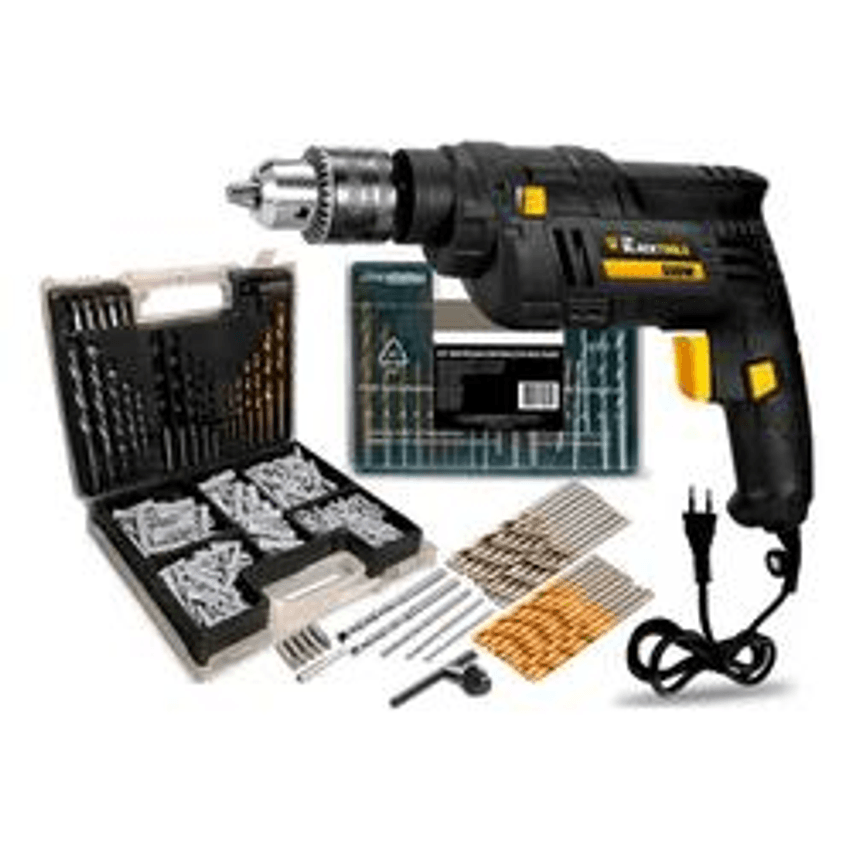 Furadeira De Impacto 3/8 Pol. 10mm 550w + Kit 300 Peças