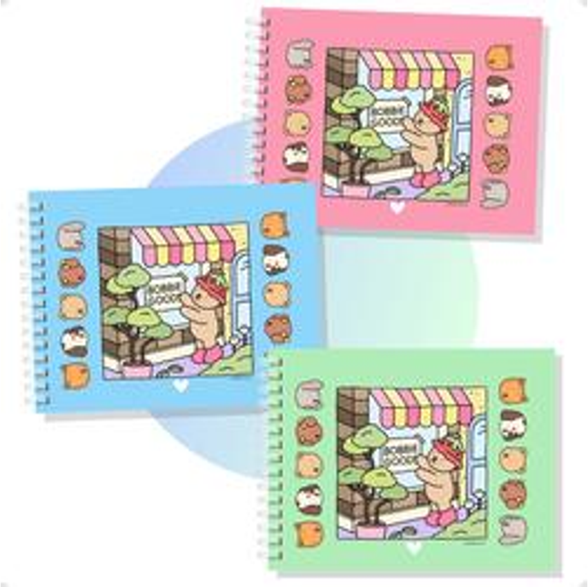 Bobbie Goods Livro Para Colorir 50 folhas Livro De Colorir Bobbie Goods Sortido