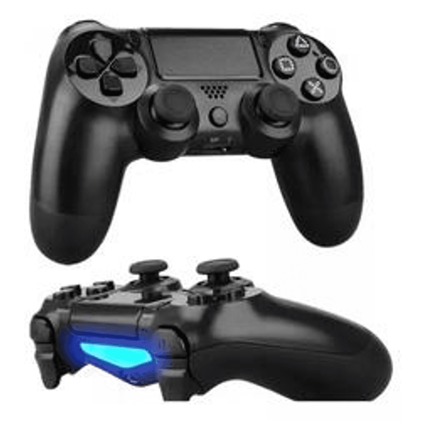Controle Compatível Ps4 Bluetooth Pc Gamer Tv Smart Preto