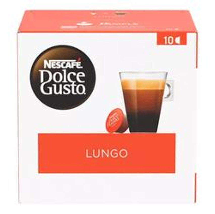 Nescafé Dolce Gusto Lungo café em cápsula torrado e moído 70gr 10 unidades