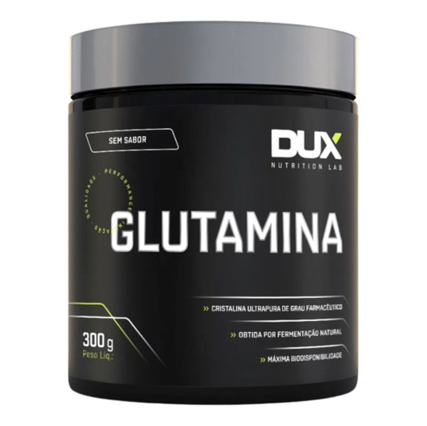 Glutamina Dux Suplemento Para Atletas Alto Rendimento 300g Sabor Sem Sabor