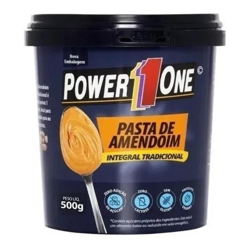 Pasta De Amendoim Tradicional Integral 500g Power 1 One
