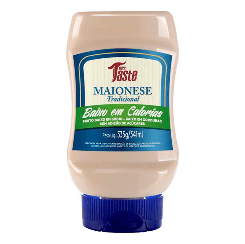 Maionese Tradicional 335g/341ml Mrs Taste