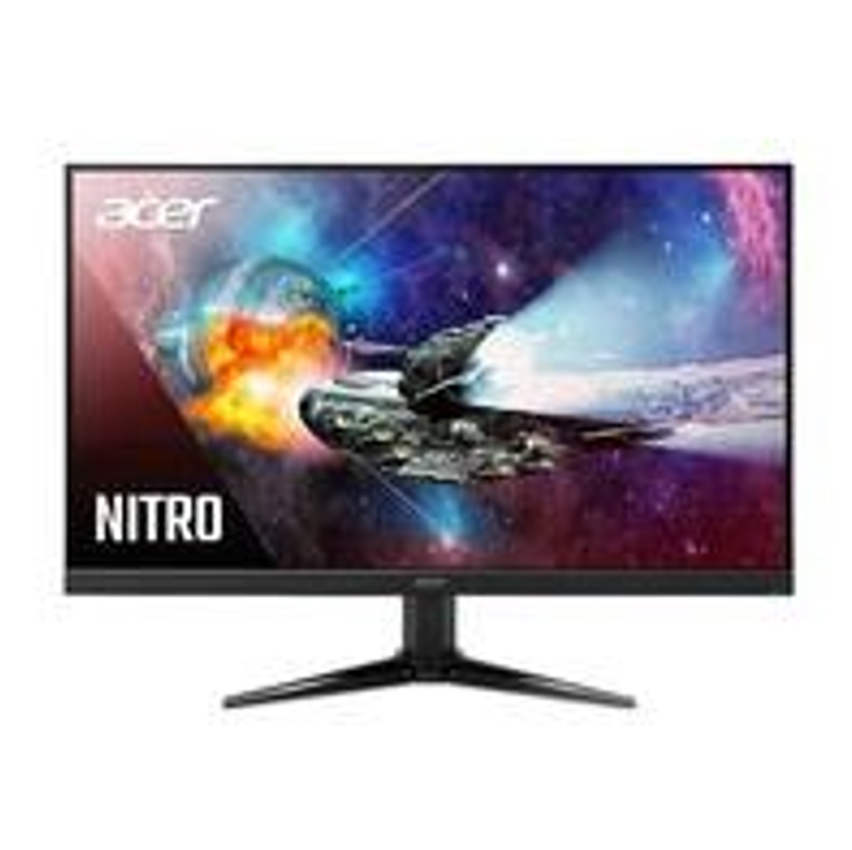 Monitor Acer Nitro Qg241y Ebii, 23.8" Led Ips, Full Hd, 100hz, 1ms, Hdmi E Vga, Vesa, Freesync, Preto - Um.qq1aa.e02