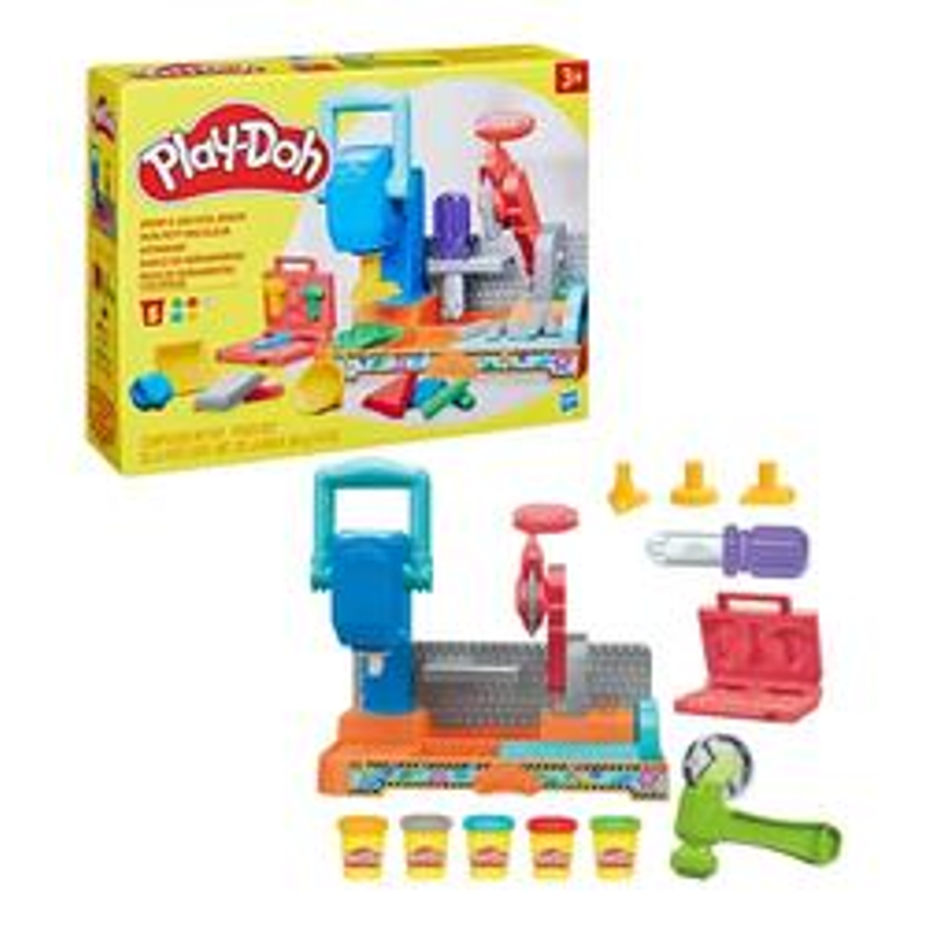 Massinha De Modelar Play-doh Mesa De Ferramentas +3 Hasbro