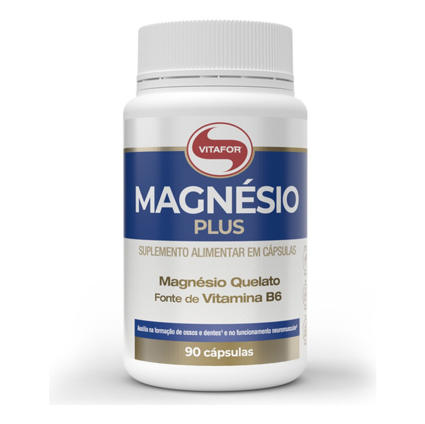 Magnésio Plus 90 Cápsulas Vitafor