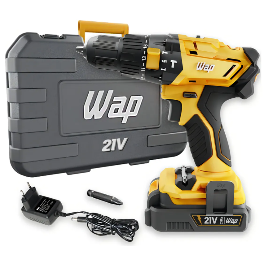 Parafusadeira e Furadeira de Impacto 3/8" WAP K21 ID02 2000 mAh 127/220V