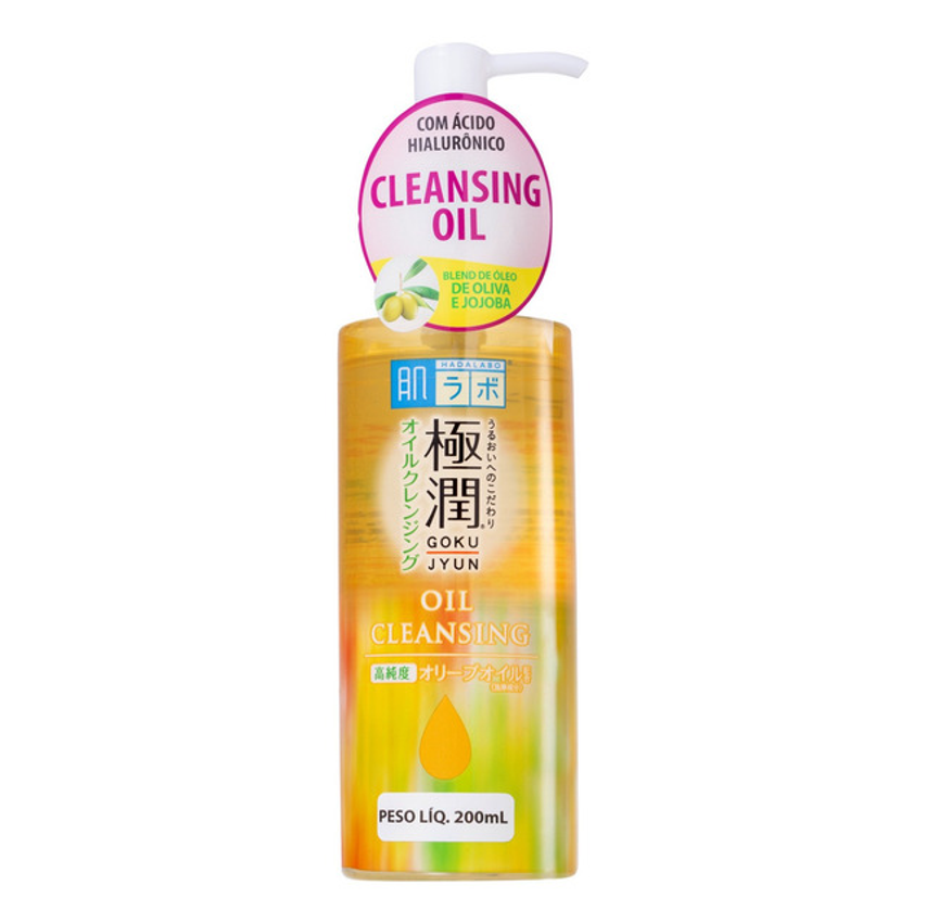 Óleo De Limpeza Facial Hada Labo Gokujyun 200ml