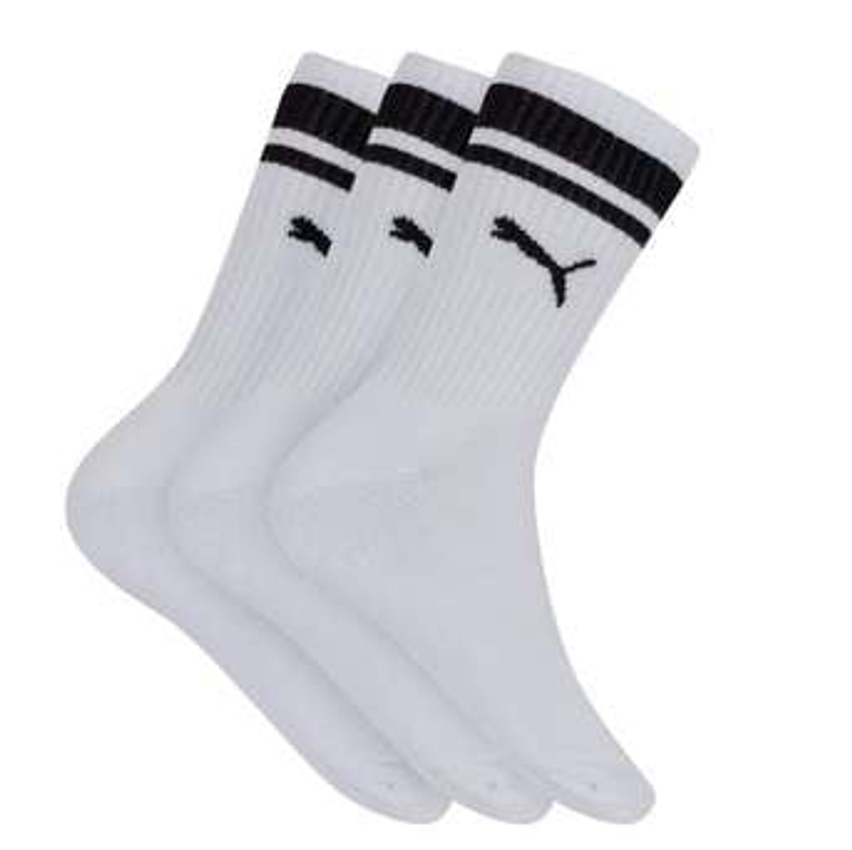 Kit De Meias Cano Médio Puma Esportiva Com 3 Pares - 39 A 43 - Adulto