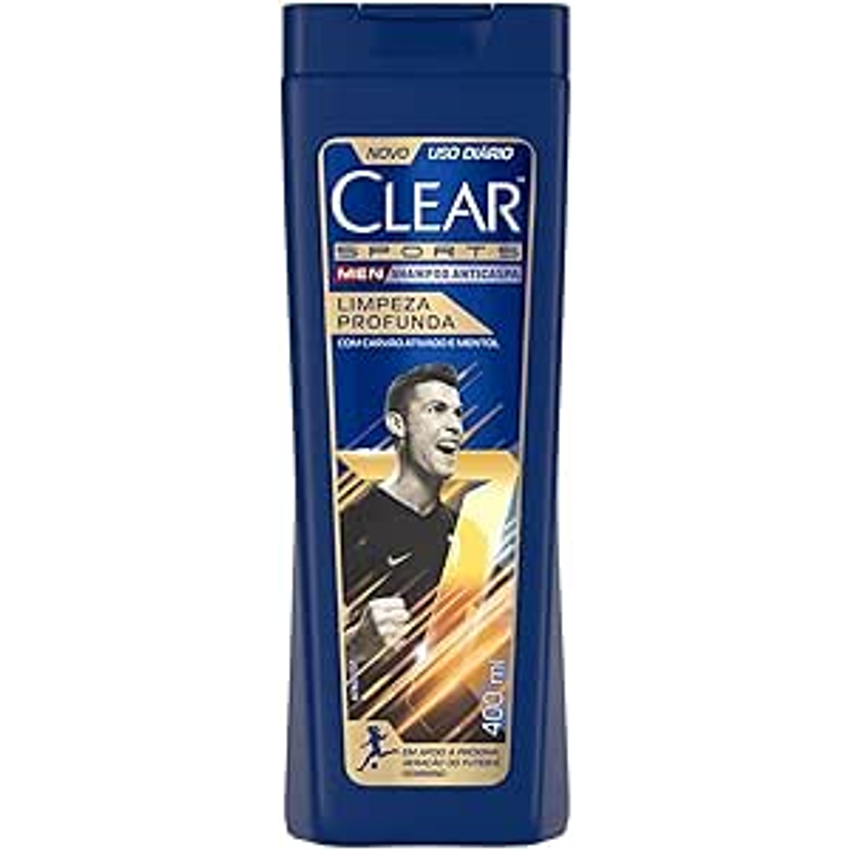 Clear Sports Men - Shampoo Anticaspa Limpeza Profunda 400Ml