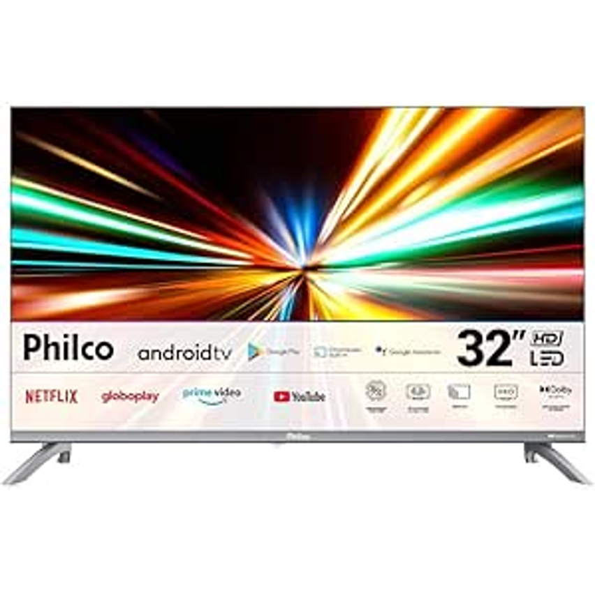 Smart Tv Philco 32 Led Android Hdr10 Bluetooth Hdmi P32saa