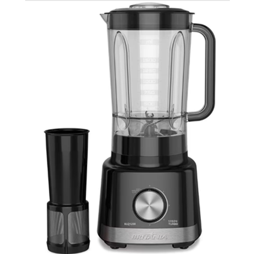 Liquidificador Britânia BLQ1280P Preto 1150 W com 4 Velocidades