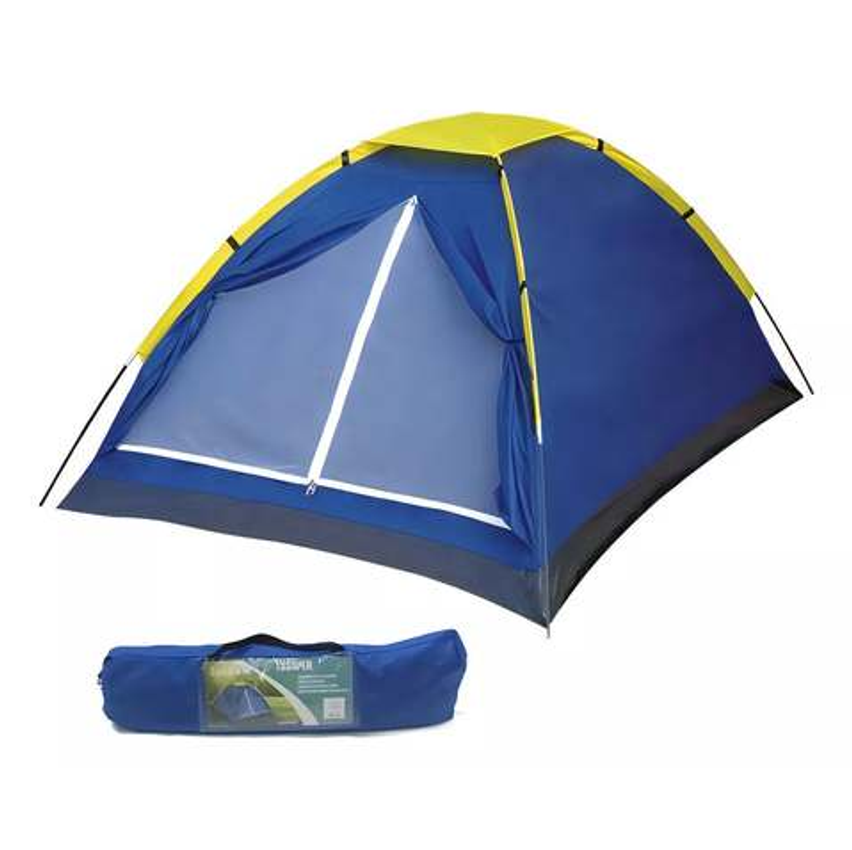 Barraca Camping Iglu Tenda Para 4 Pessoas Acampamento Praia + Bolsa De Transporte Tssaper 2,00m X 2,00m X 1,30m