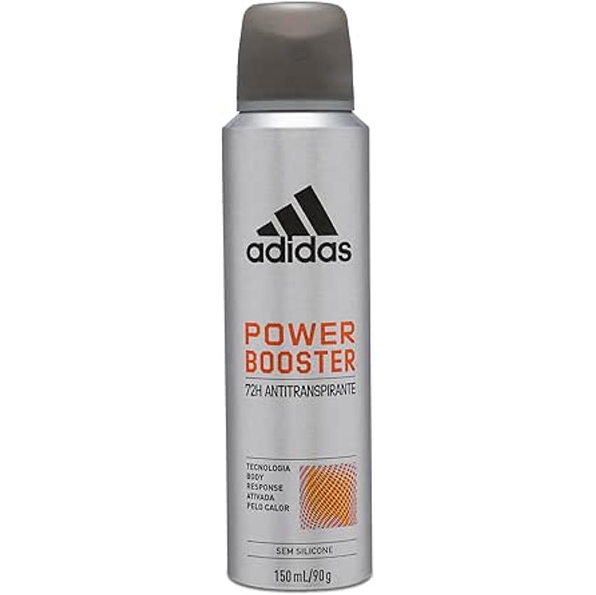 adidas Desodorante Masculino Aerossol Antitranspirante Power Booster 150ml