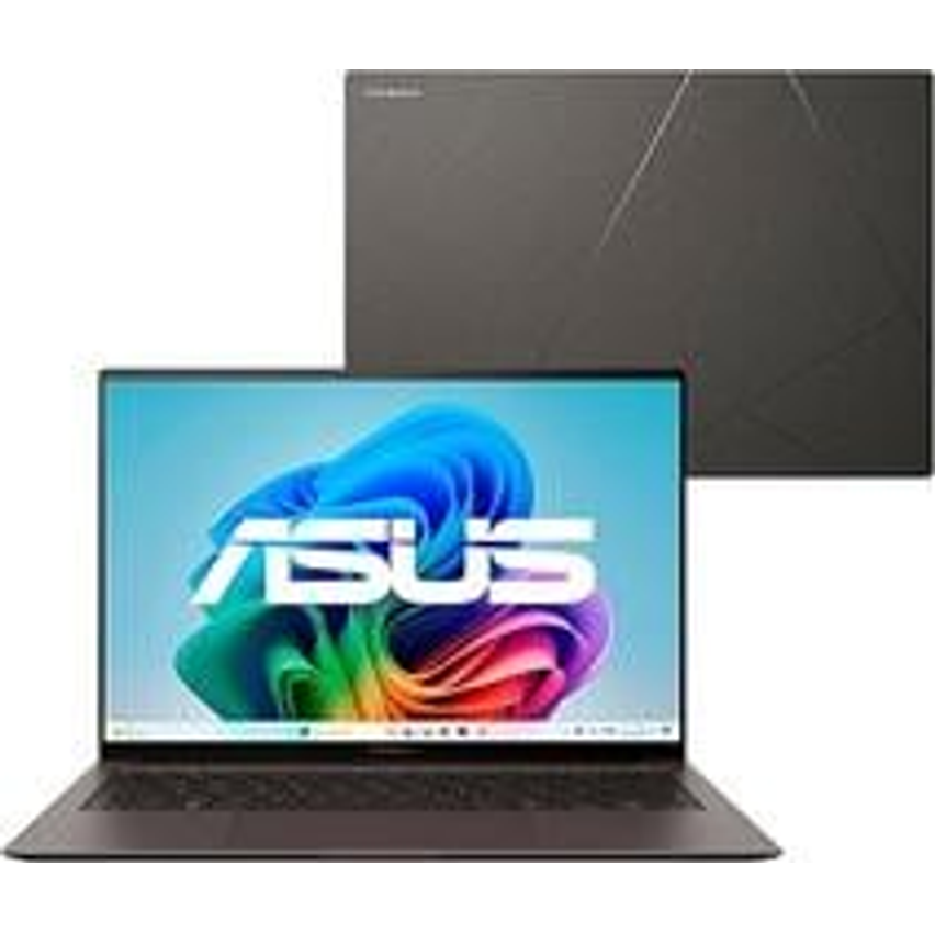 Notebook ASUS Zenbook S 14 OLED Core Ultra 7, 16GB, 1000 GB, Tela 14", W11 Home, Zumaia Gray - UX5406SA-PZ176W