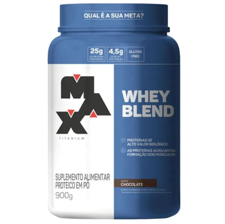 Whey Blend (900G) - Sabor Chocolate, Max Titanium