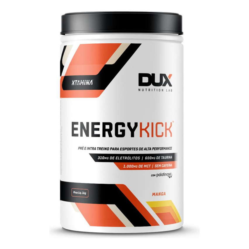 Energy Kick Pote 1000g Sabor Laranja Dux Nutrition