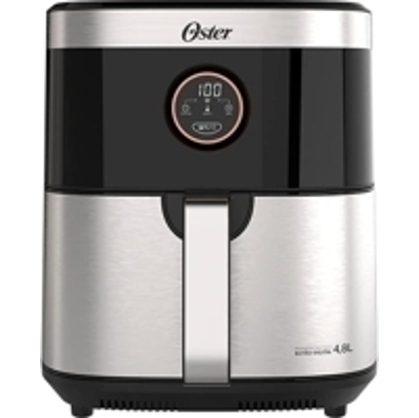 Fritadeira Sem Óleo 2 em 1 Black Inox 4,8L OFRT660 Oster