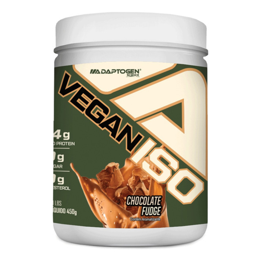 Vegan Iso Proteína Isolada Vegana 450g - Adaptogen Science