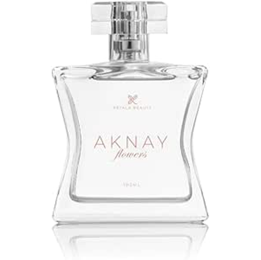 Perfume Aknay Flowers Feminino Fragrância Floral Eau de Parfum100ml