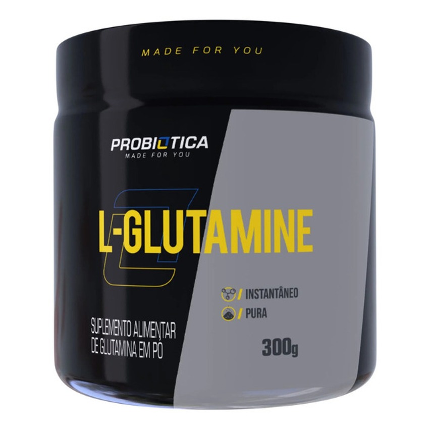Suplemento Em Pó Probiótica Professional Line L-glutamine Powder Pure Glutamina Em Pote De 300ml