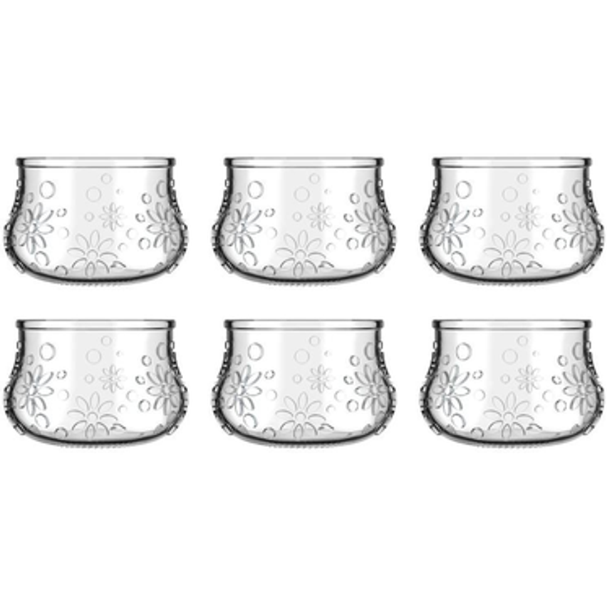 Conjunto De Tigelas De Vidro 6 Peças Nadir Nature