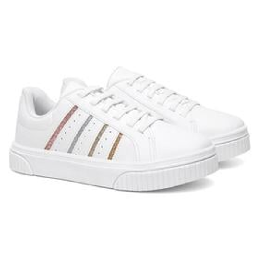 Tênis Feminino Branco Ayla Vittal Flatform Conforto - Use Vittal