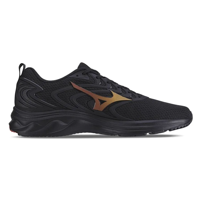 Tênis Mizuno Space 4 Masculino- Preto-branco