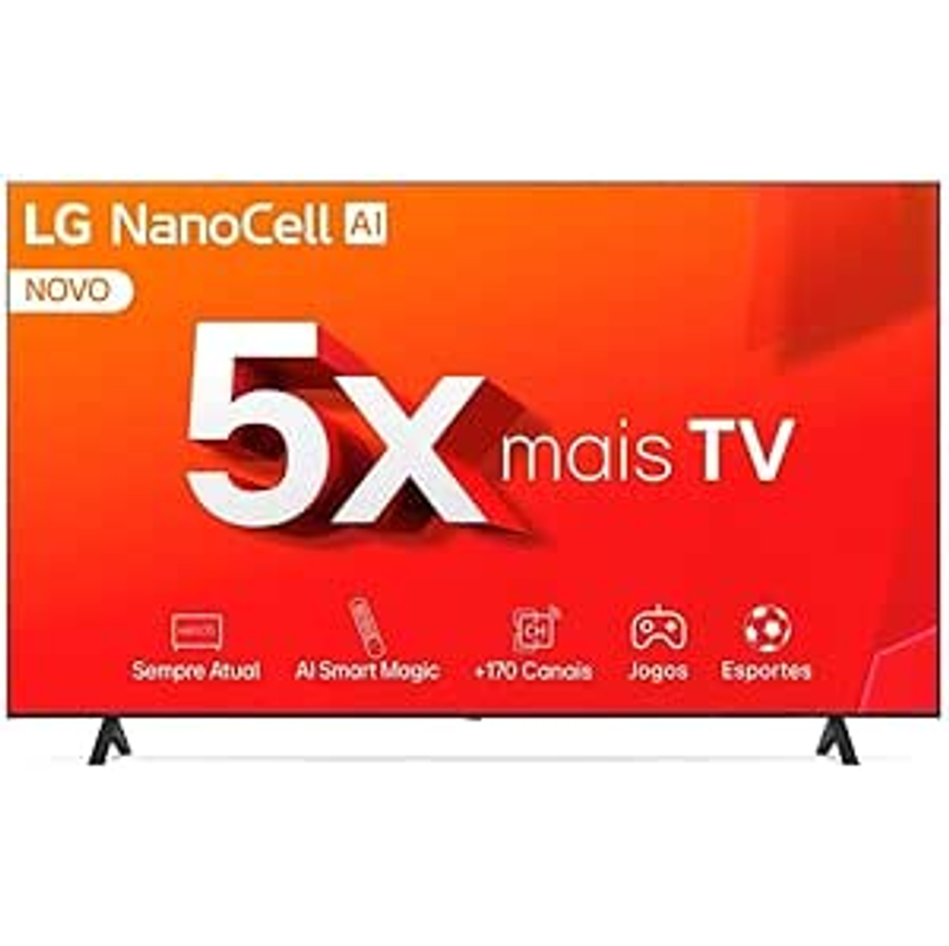 TV LG 65" Smart 4K UHD NanoCell 65NANO80TSA