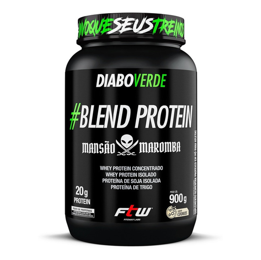 Blend Protein Diabo Verde Mansão Maromba 900g Ftw